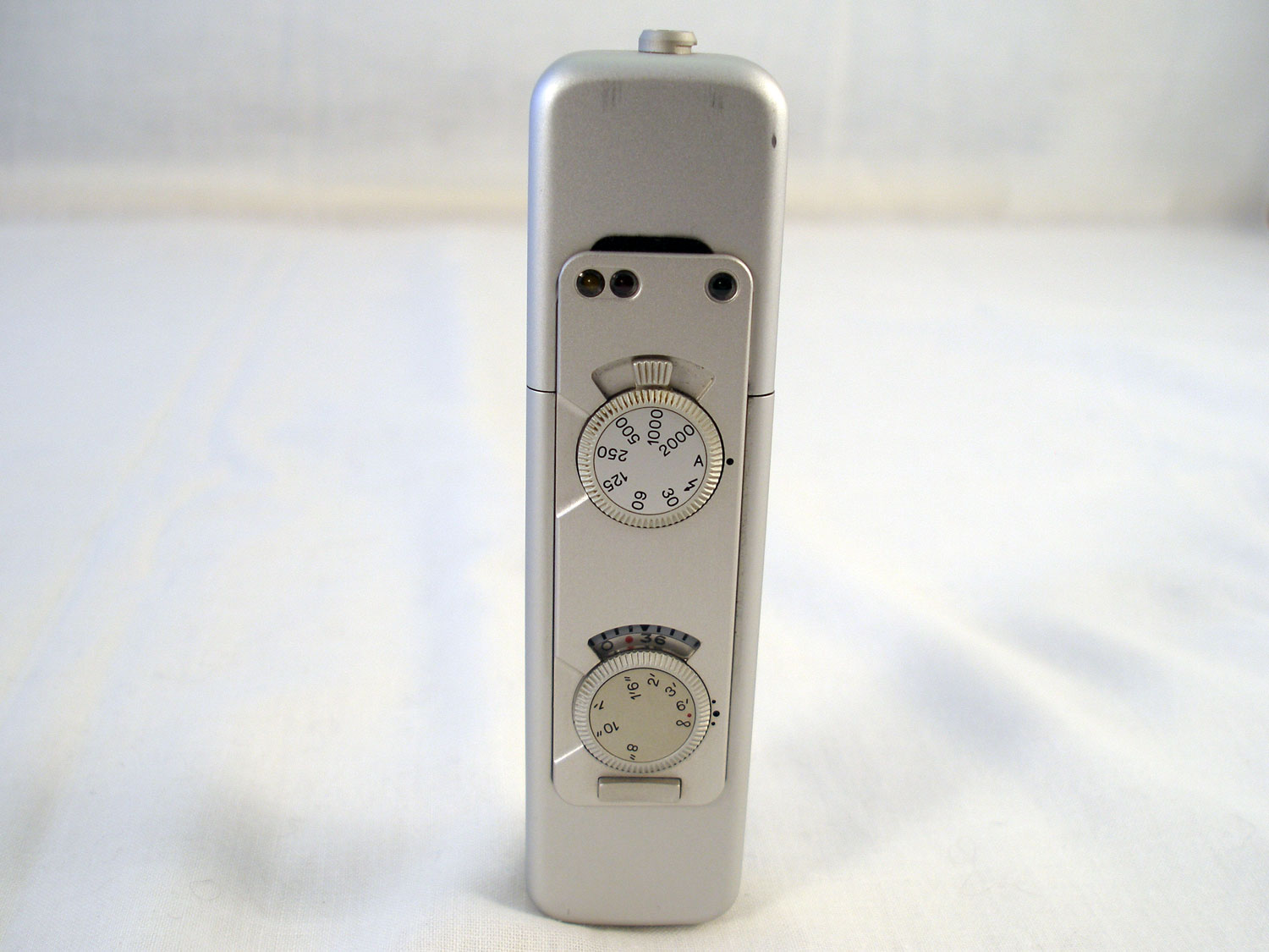 Minox LX Film Camera Silver Finish Black & Burgandy Cases w/ Film